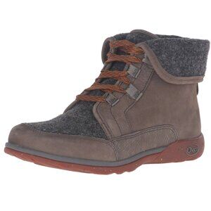 LIKE NEW CHACO Barbary Chukka Leather Wool Winter Boot in Pinecone